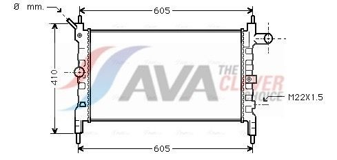 OLA2023 AVA Радиатор основной